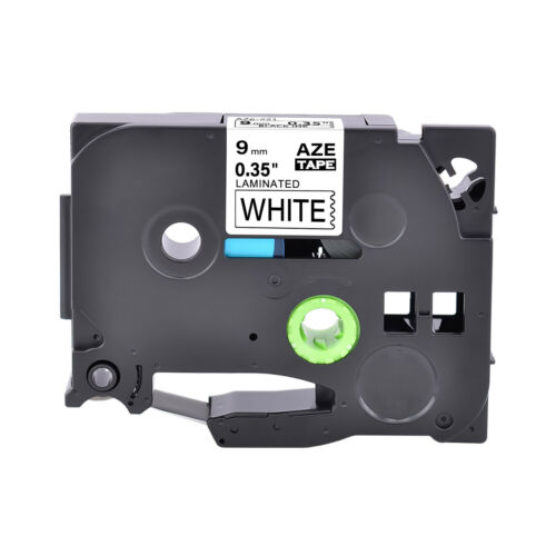 Compatible With Brother Tz-221 Tze-221 Label Tape Ptd210 Black On White 0.35"